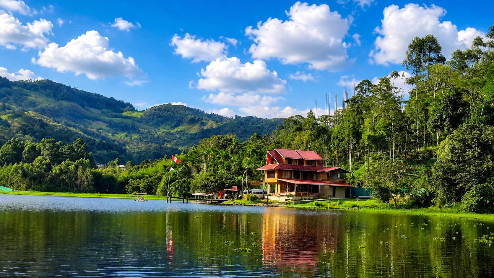 Laguna El Oconal en Oxapampa